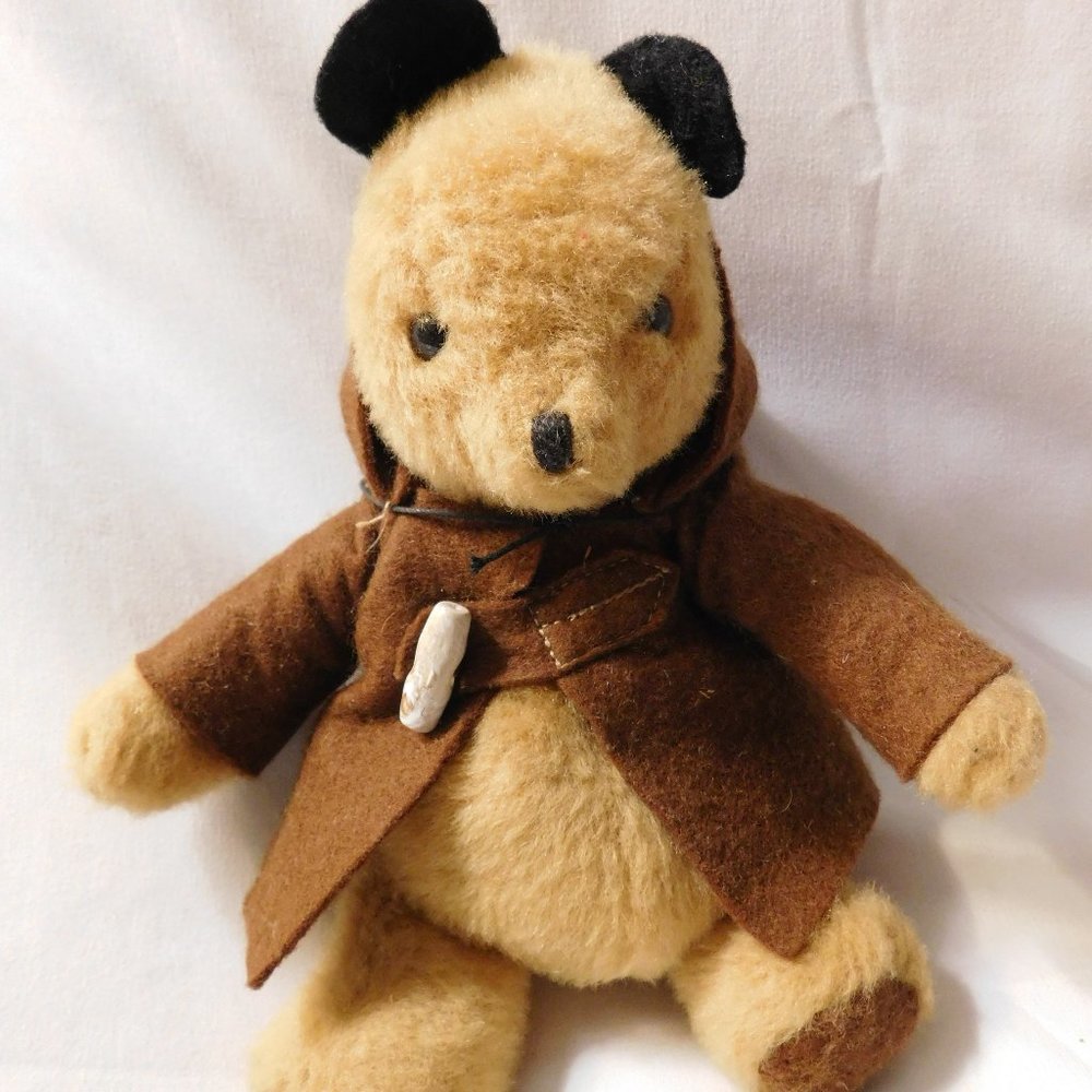 Vintage Paddington Bear Darkest Peru to London England Plush Eden Toy 1975